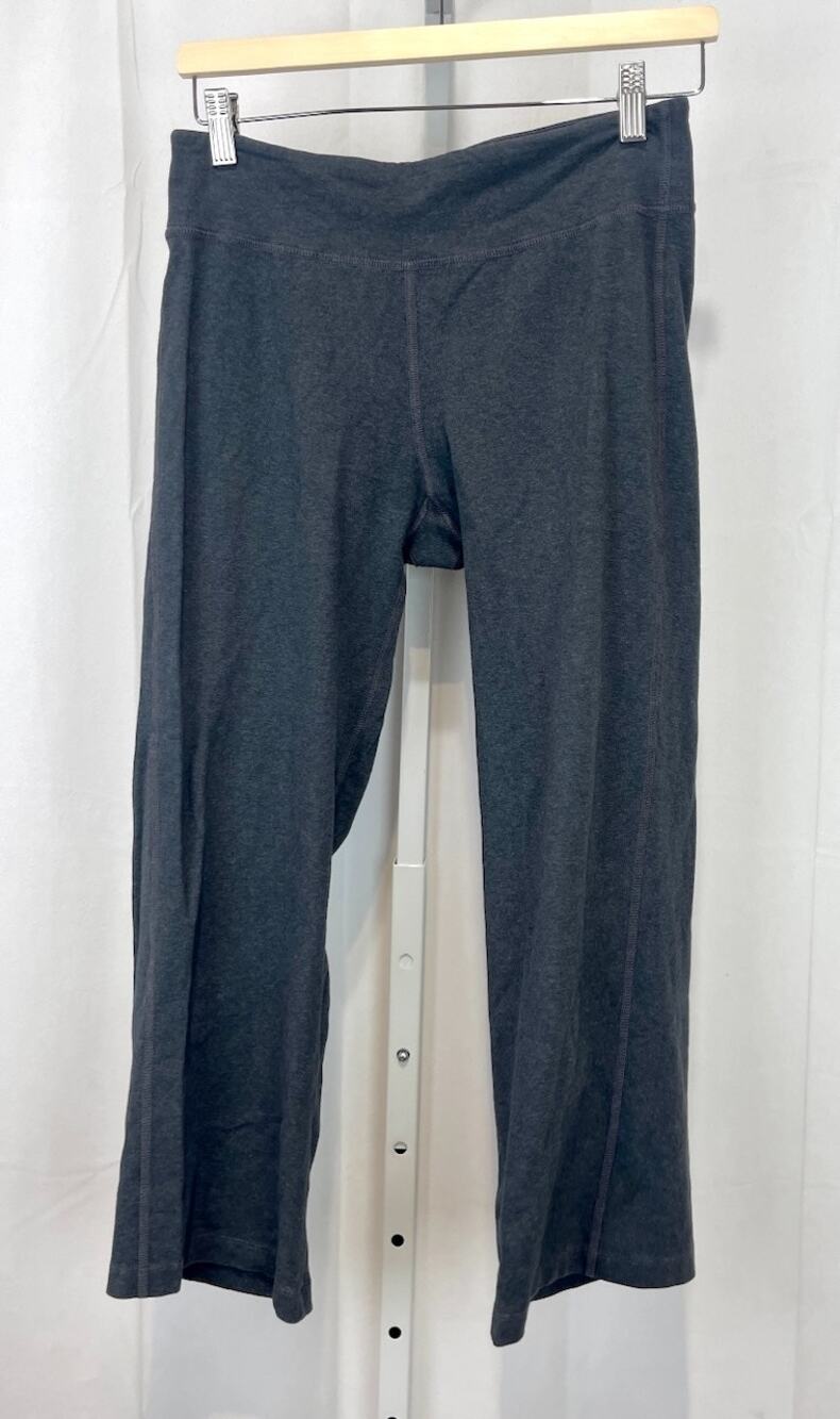PATAGONIA Pull On Straight Leg Crop Pants Stretch Knit Gray Estimated S